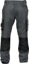 Dassy Nova Werkbroek met kniezakken 200846 - binnenbeenlengte Standaard (81-86 cm) - Antracietgrijs/Zwart - 67