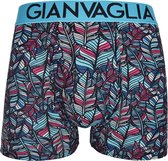 Gianvaglia Boxershorts 3-PACK 001 Blauwe Fantasieprint - M SIZE
