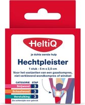 HeltiQ Hechtpleister 2.5cm x 5m (1st)