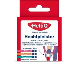 HeltiQ Hechtpleister 2,5 cm x 5 m