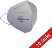 FFP2 maskers - 10 stuks - 5 laags mondkmasker (EN 149:2001 + A1:2009)