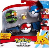 Pokémon Clip ‘N Go Poké Ball Gordelset - Transport Ball, Poke Ball en Cubone figuur