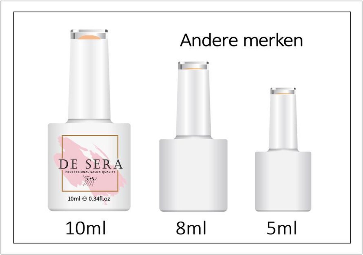 De Sera Gellak 6delige Set Gel Naggellak Neon Edition Gellac 10ML