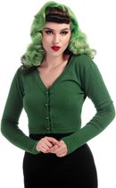 Collectif Kimberley 50's Cardigan Olijf Groen