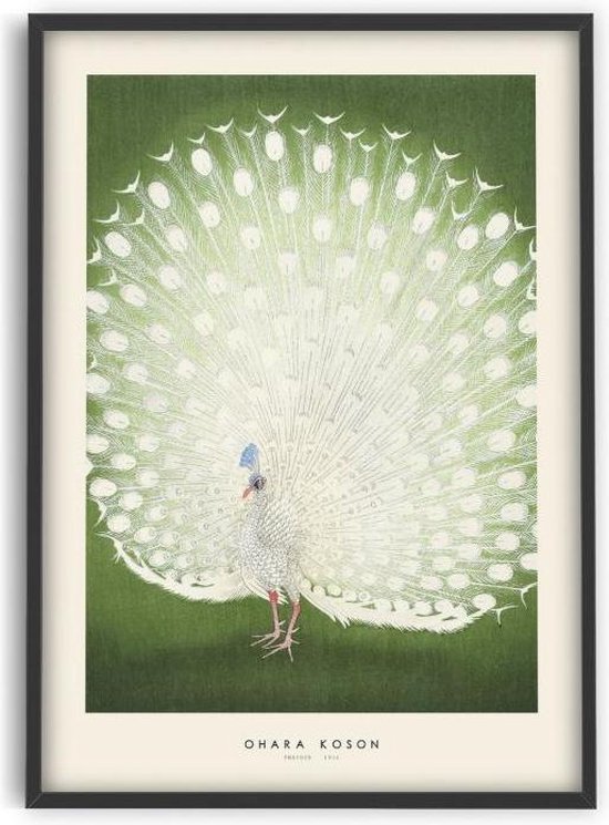 Ohara Koson - Peacock - 50x70 cm - Art Poster - PSTR studio