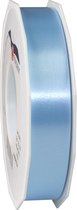 1x XL Hobby/decoratie lichtblauwe satijnen sierlinten 2,5 cm/25 mm x 91 meter- Luxe kwaliteit - Cadeaulint satijnlint/ribbon