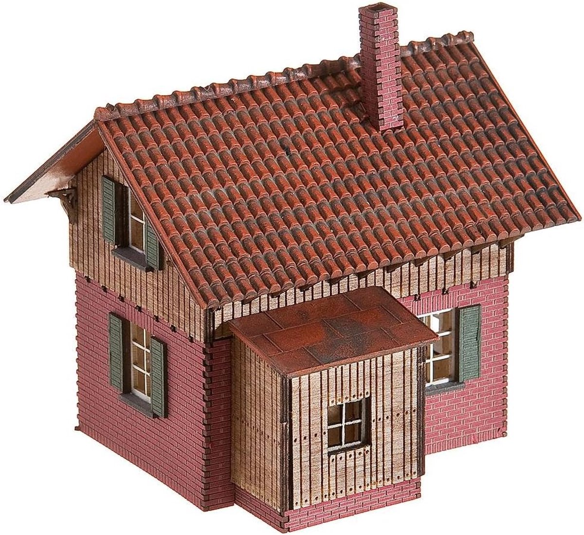 Diorama Treinhuisjes voor Modelspoorbaan - Realistisch Bouwpakket