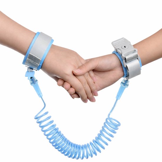 THAR Kinderveiligheidstuigje 2M - Polsband met Slot - Blauw — afbeelding 3