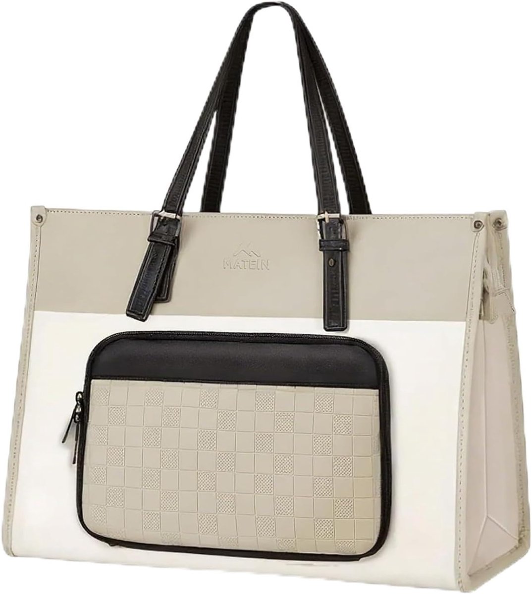 Laptoptas 15,6 inch voor Dames met Geïsoleerd Lunchvak, Waterdichte Werktetas