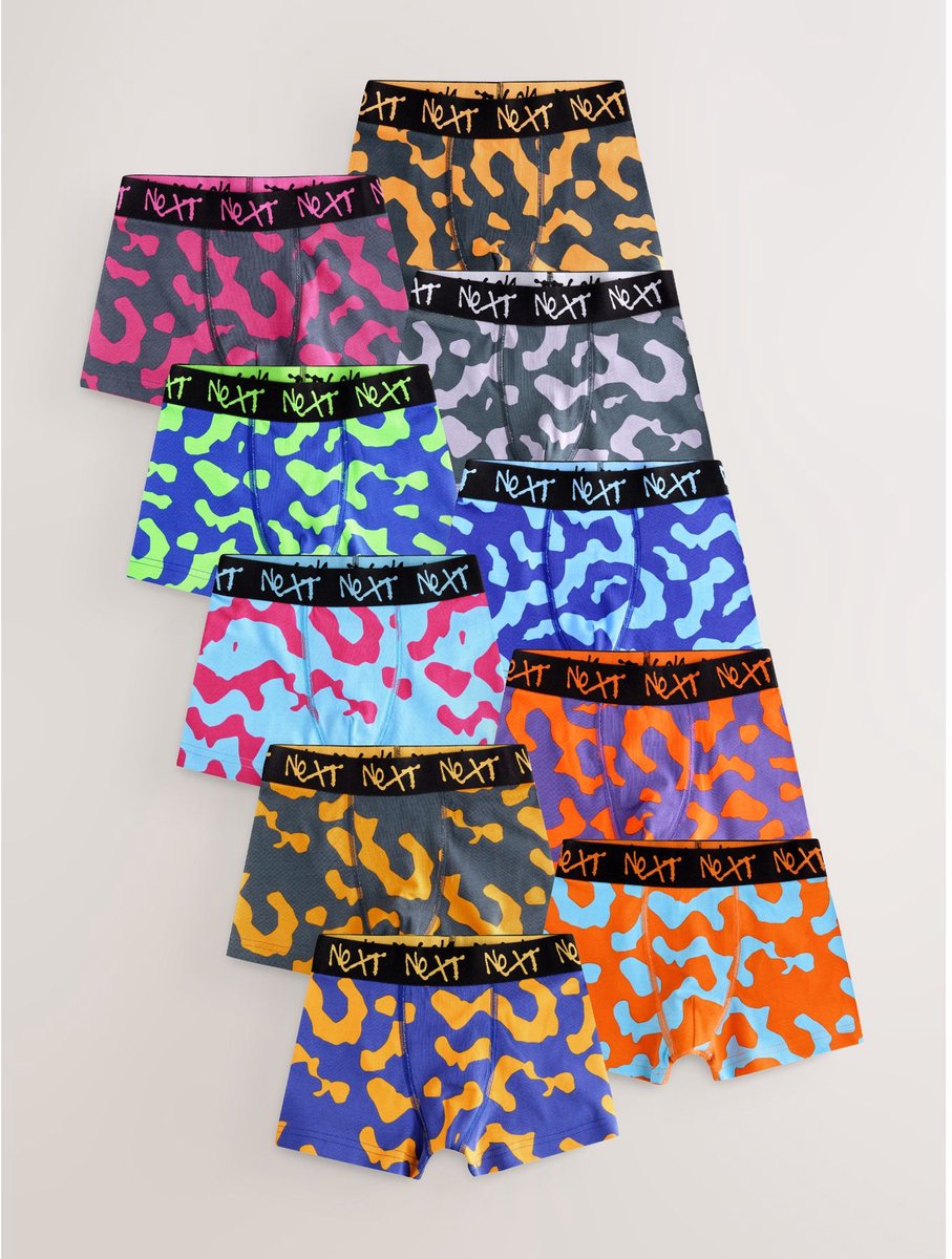 Next - Jongens - Set van 10 boxershorts - Oranje