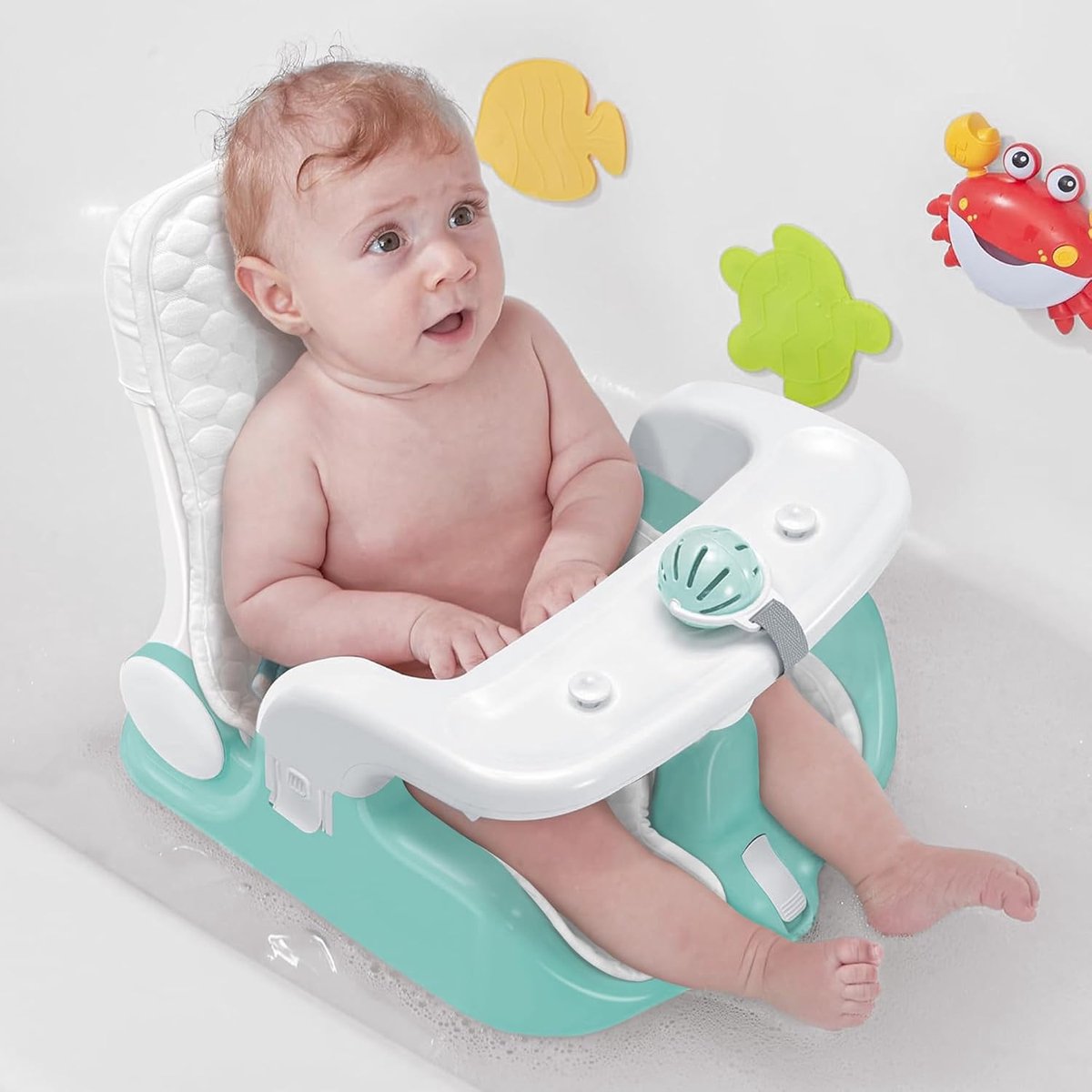 Comfortabel Babybadzitje met Zit- en Ligstand voor Veilige Badsessies