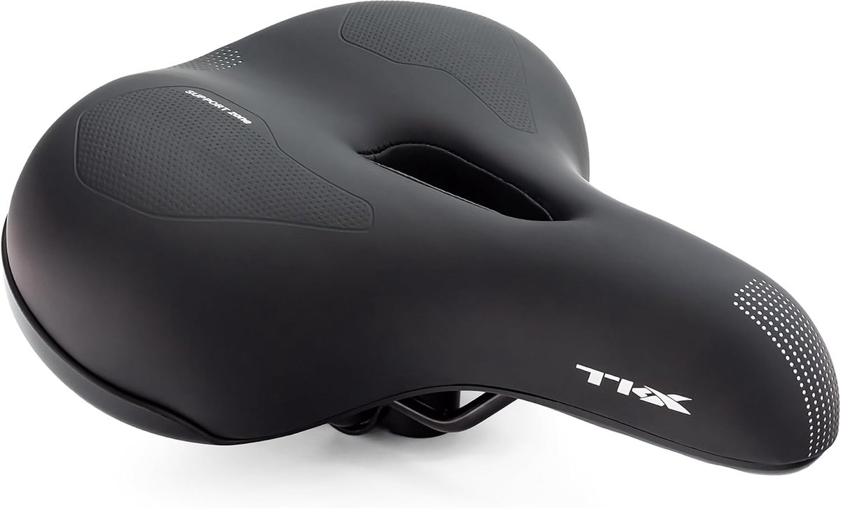 Comfortabel Gel Fietszadel Ergonomisch voor Heren en Dames - Geschikt voor Racefiets, Mountainbike en Stadsfiets