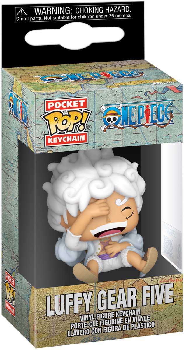 One Piece Luffy Gear Five - (Pocket Pop!) Unisex Funko Pocket Pop! - Neutraal - Standard