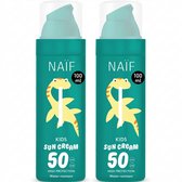 Naïf - Zonnebrand Lotion - Kids - Zonbescherming - SPF50 - UVA/UVB - Waterresistent - Met Parfum - 2x100ml
