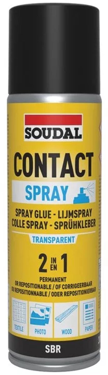Soudal | Contactspray voor kurk | Lijm | 300ml