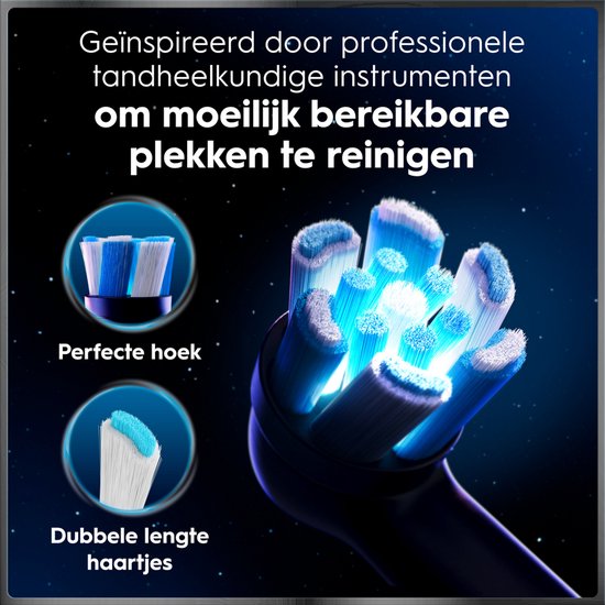 Oral-B iO 10 Elektrische Tandenborstel - Zwart - inclusief Oplaadreisetui en Opzetborstelhouder