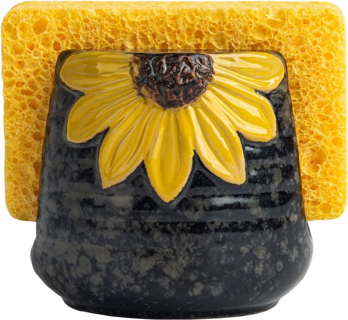 Decoratieve Zonnebloem Spons Houder voor Keukenspoelbak