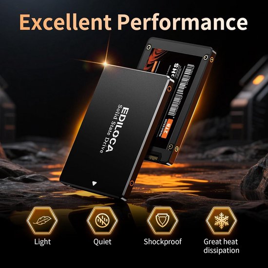 Interne SSD 2TB voor PC en Laptop - 2,5 inch SATA III - Snelle Dataoverdracht — afbeelding 5