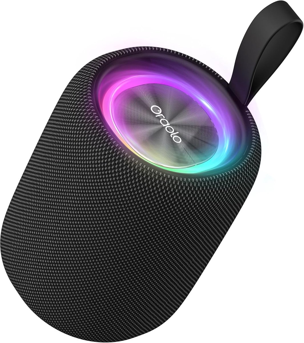 Draagbare Bluetooth Speaker met Krachtig Geluid, RGB Verlichting en IPX6 Waterdicht