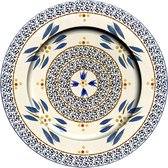 Lavandoux - Onderbord - Ø33 cm - Metaal - Old World Blue - Set van 2