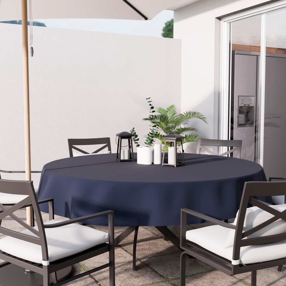 Rond Tafelkleed Polyester Zonder Vlekken - Waterafstotend - 180x180 cm