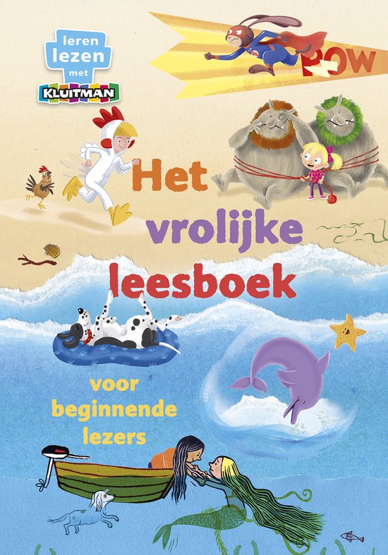 Leren lezen met Kluitman - Het vrolijke leesboek voor beginn ... - cover