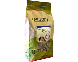 Mijten Caviavoer - Volledig Knaagdierenvoer - Caviakorrel met Vitamine C - Complete Voeding Cavia's - Natuurlijk - 3kg
