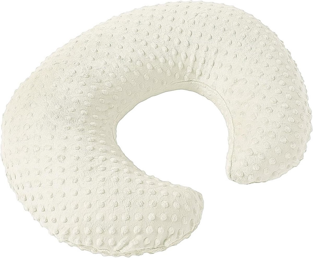 Verpleegkussenhoes Minky Dots - Ademende en Super Zachte Voedingskussen Beschermhoes