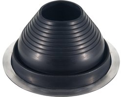 Rubberen Dakdoorvoer Zekering Flens voor Metalen Dak 3 tot 725mm - EPDM Ronde Afdichting