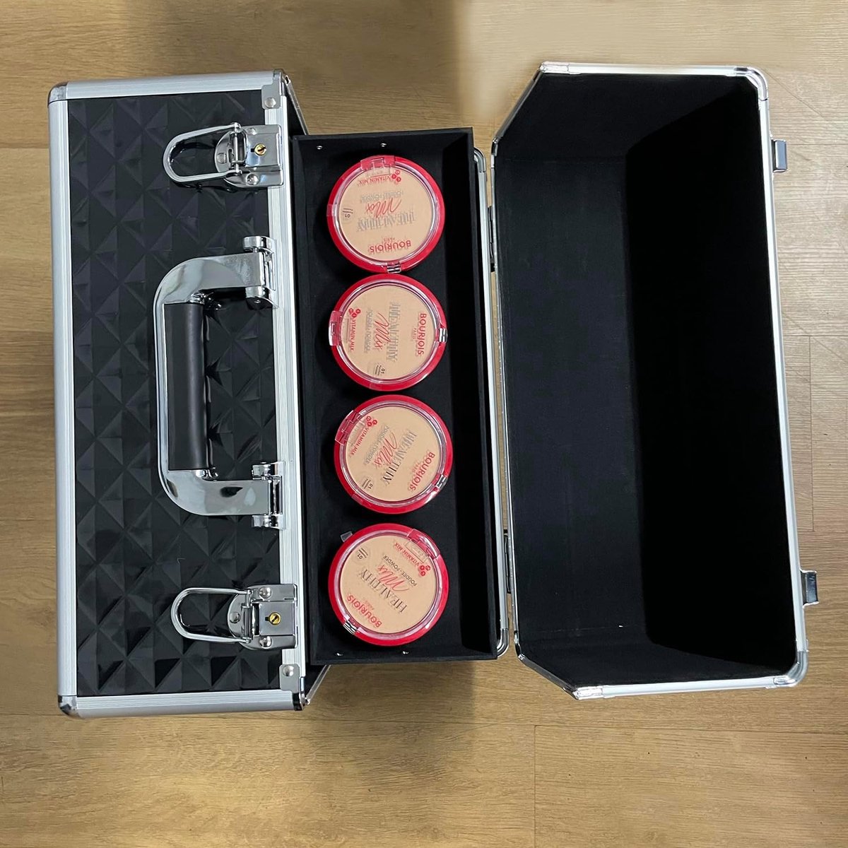 Professionele Grote Make-up Koffer met Verlichting voor Mobiel Gebruik