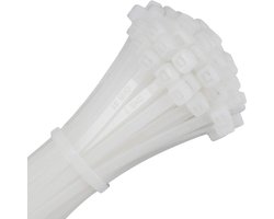 Gsedaox- Zip Ties Heavy Duty -100 Stuk Zip Ties - 30cm / 50 Lb Treksterkte - Voor Kabelbeheer En Tuinwerk- Wit