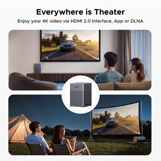 UGREEN NASync DH4300 Plus - NAS-server - 4-Bay - 0TB opslag - 8GB DDR4 — afbeelding 2