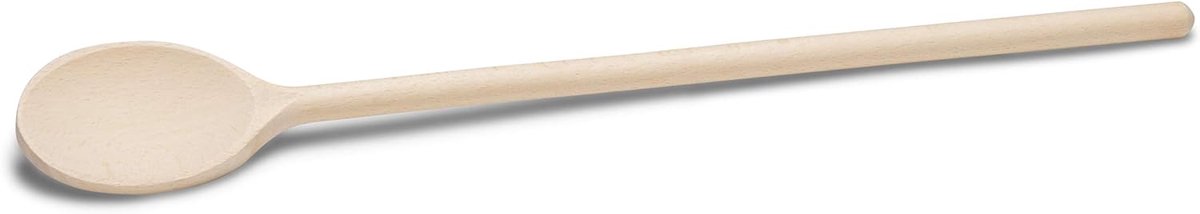Grote Houten Serveerlepel Ovaal 40 cm - Stevig Keukengerei