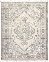 Rivièra Maison Reina Carpet - 240x140cm - Vloerkleed - Katoen - Grijs