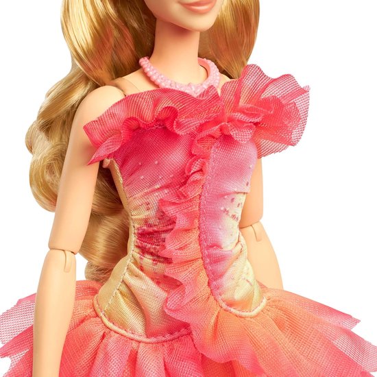 Modepop Glinda met Blonde Haardossen en Accessoires - Flexibele Balletjurk van Merkloos — afbeelding 2