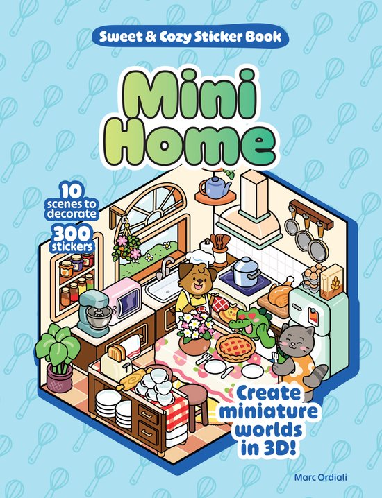 Mini Home Sweet & Cozy Sticker Book - cover