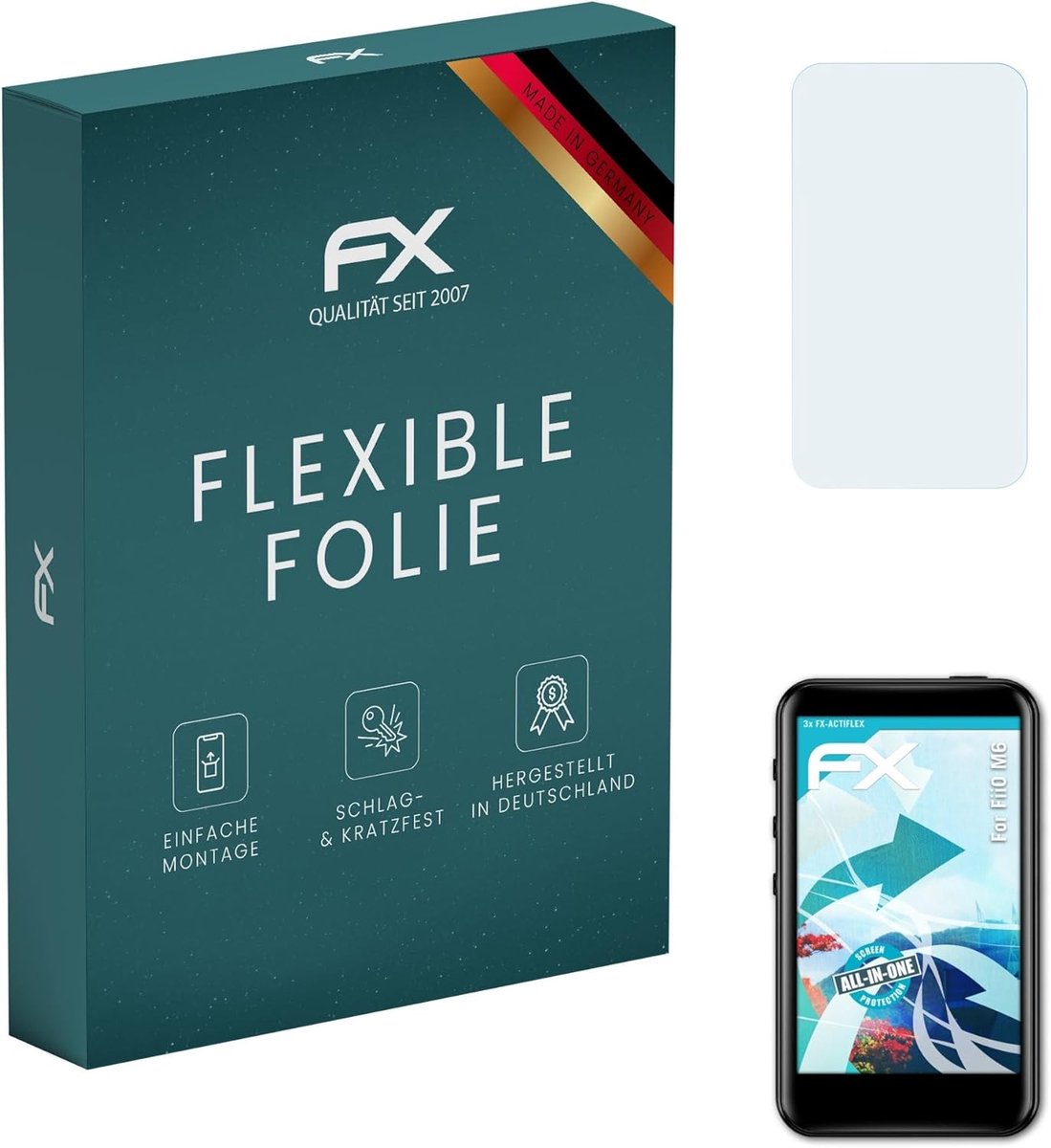 3x Ultra Duidelijke Flexibele Screenprotector voor Gebogen Displays