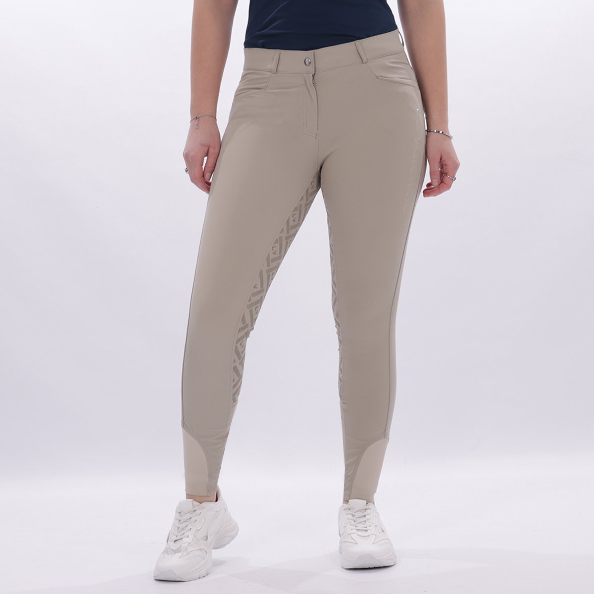 La Valencio Paardrijbroek La Valencio Lvxenia Full Grip Beige - 42