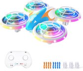 Zookao mini drone voor kinderen - speelgoed vanaf 6 jaar - RC quadcopter - met LED-verlichting - voor beginners - cadeau voor verjaardag en kerst