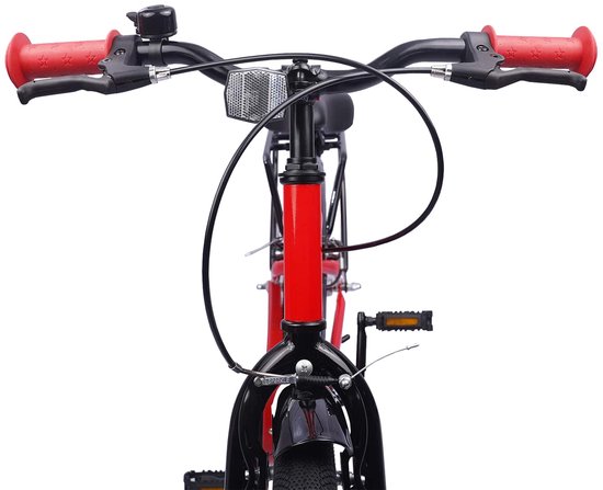 vidaXL - Kinderfiets - 18 - Inch - voor - 5-7 - jaar - oud - Rood van VidaXL — afbeelding 2
