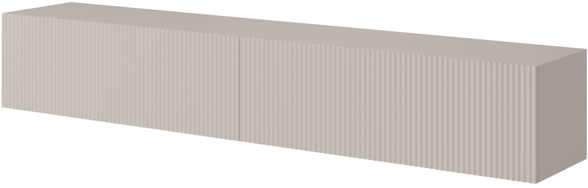 Selsey Veldio - RTV 175 cm - Grijs beige met gefreesde fronten