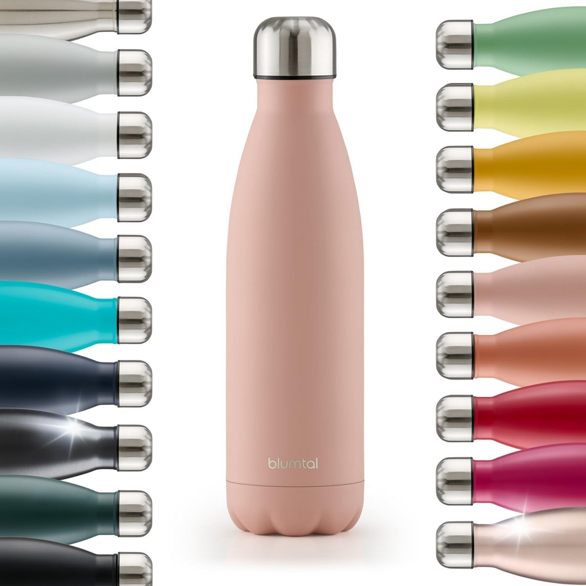Thermosfles 500 ml RVS - Warm en Koud - Lekdicht - Roze