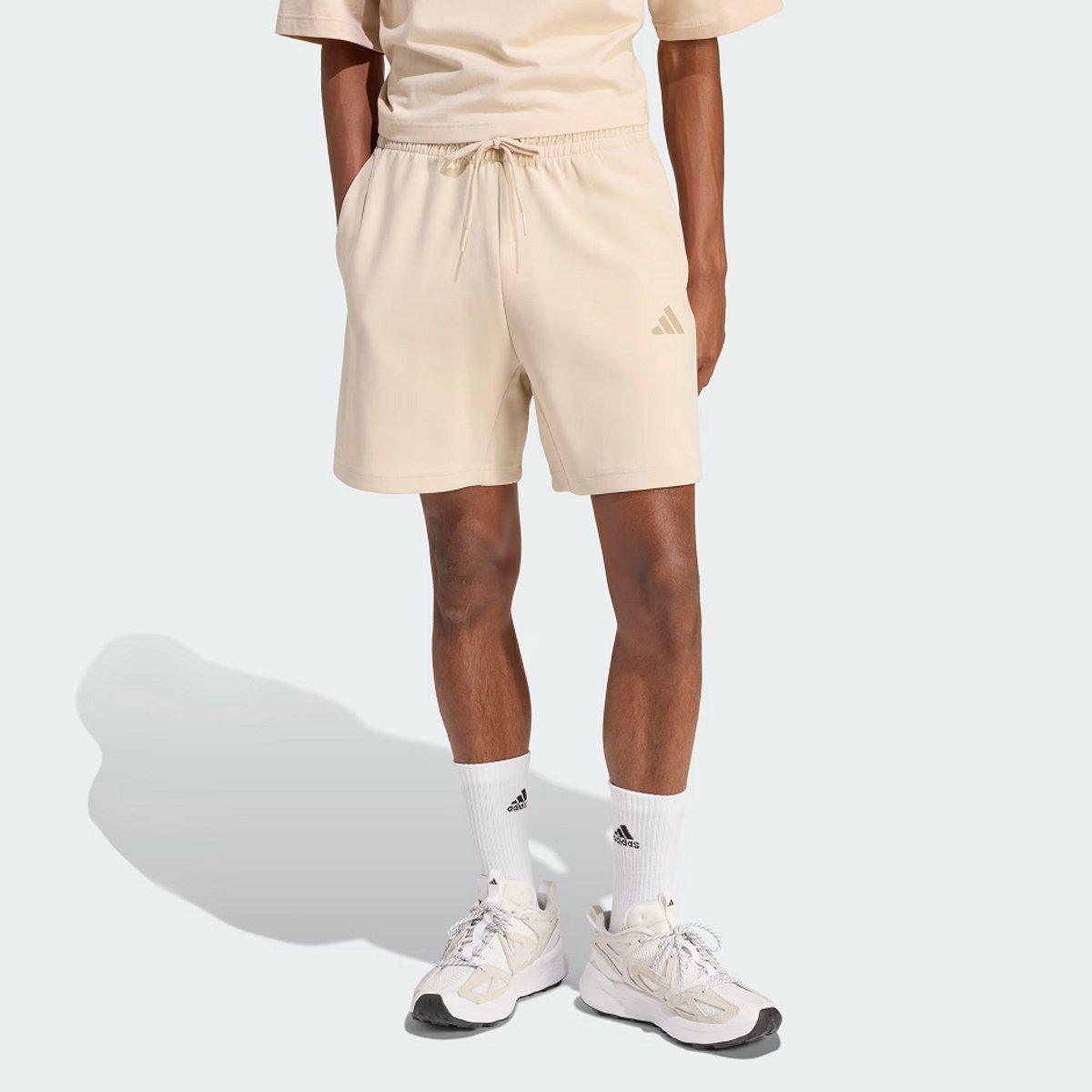 Adidas Short Future Icons Small Logo Heren Beige