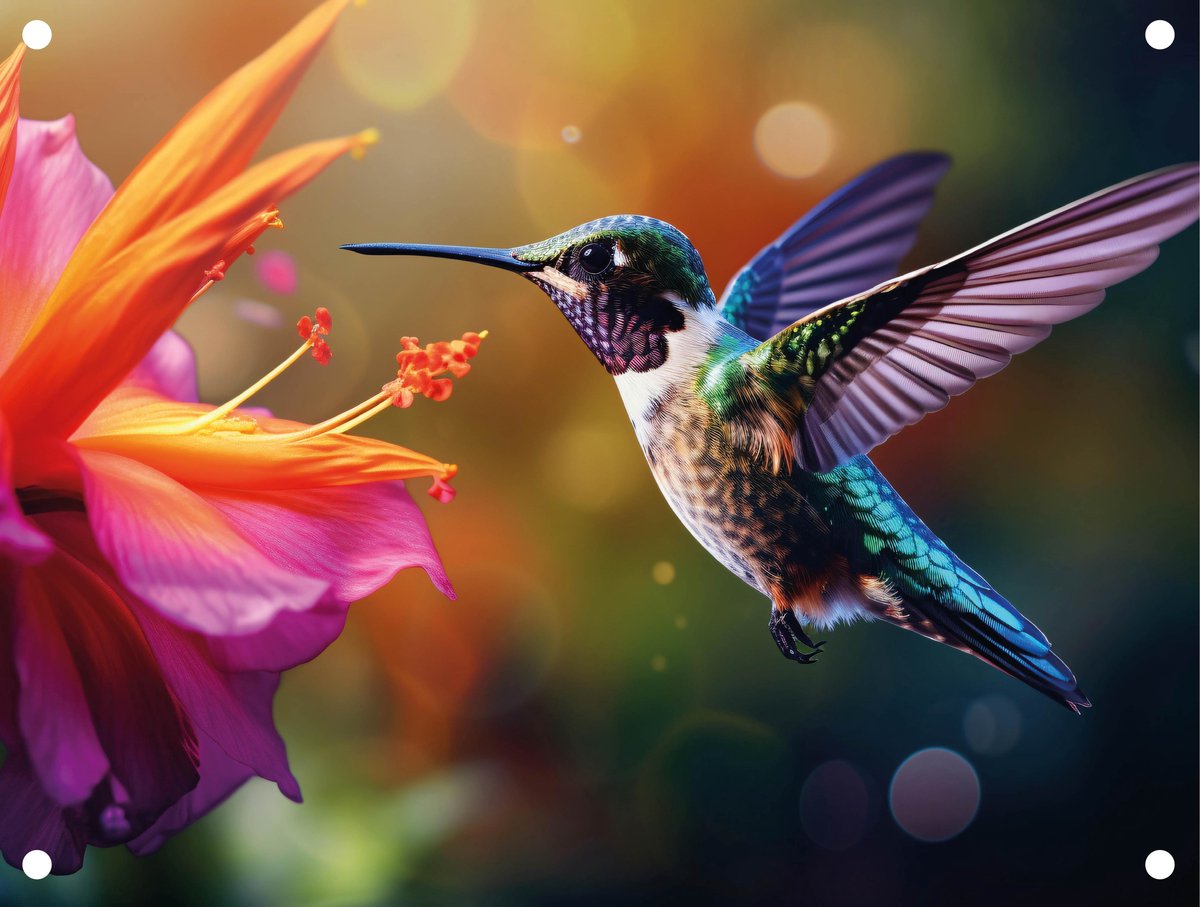 Tuinposter Hummingbird