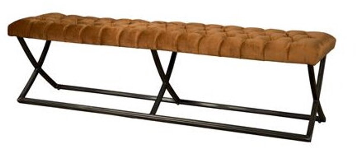 Tower Living Bolton eetkamerbank stof Genova oranje 155x46x48 cm