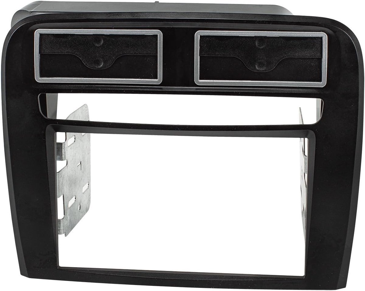 Inbouwframe Dubbele Din Geschikt voor Fiat Grande Punto 199 2005-2009 Zwart
