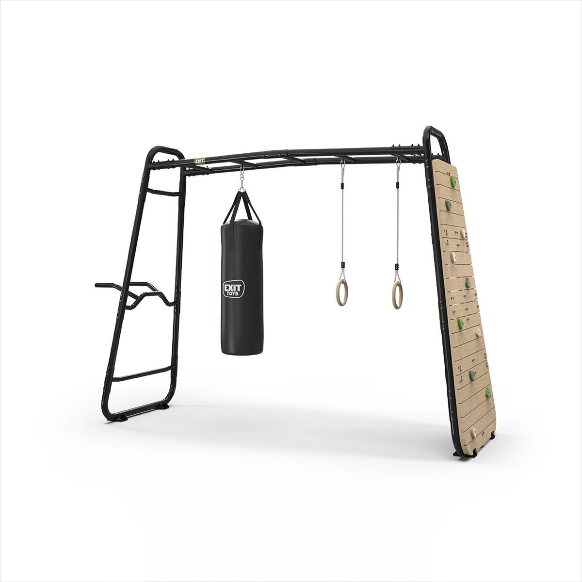 EXIT GetSet Monkeybar MB220 - Monkey Bar Klimrek voor Buiten - Speeltoestel voor Kinderen - Zwart