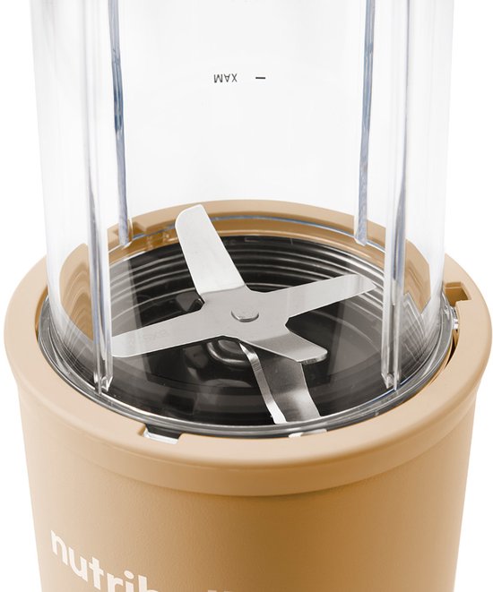 Nutribullet Pro Blender - 900 Watt - Incl. Mixing Accessoires - Incl. 900 ml Tritan Drinkbeker en Drinkring- BPA- en BPS-vrij - Beige van Merkloos — afbeelding 3