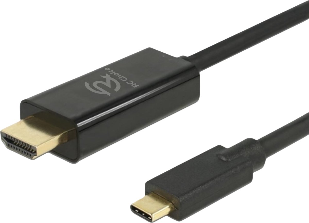 USB C naar HDMI Kabel - 4K 60Hz - 1.8 Meter - USB-C Male naar HDMI Male