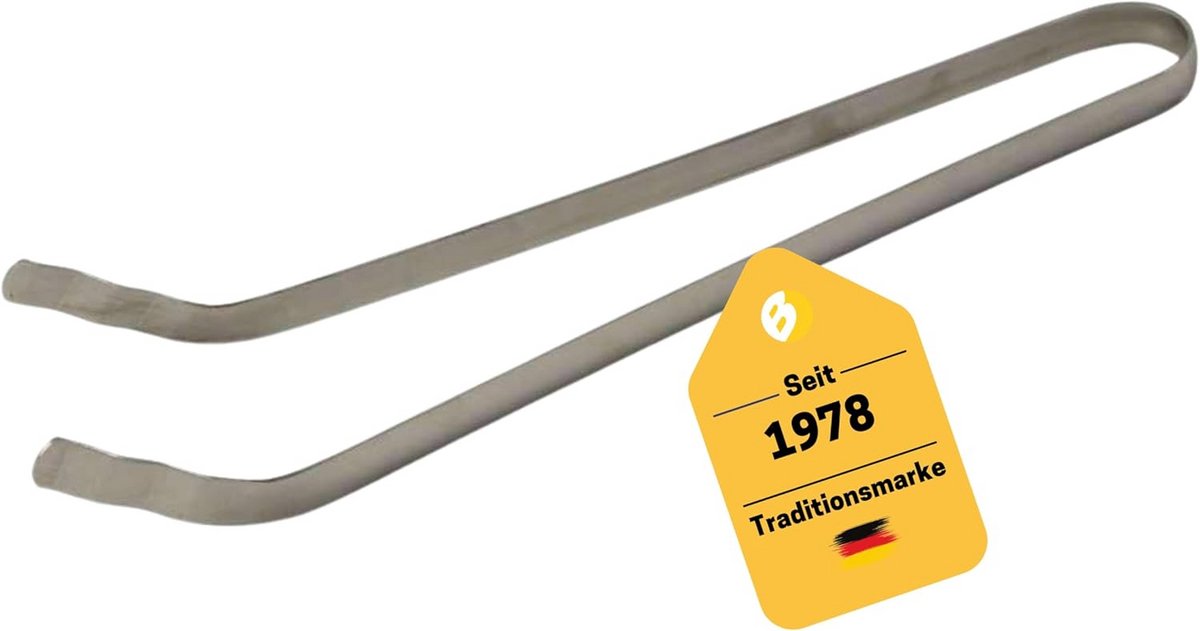Stevige Roestvrijstalen Barbecue Tang met Schuin Tip voor Veilig BBQen